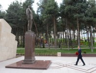 Президент Ильхам Алиев прибыл в Гядабейский район (ФОТО)