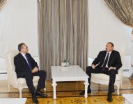 Президент Ильхам Алиев принял посла Литвы в связи с окончанием его дипломатической миссии