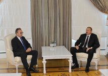 Президент Ильхам Алиев принял посла Литвы в связи с окончанием его дипломатической миссии