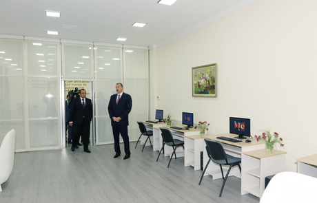 Президент Азербайджана принял участие в открытии Центра Гейдара Алиева в Нафталане (ФОТО)