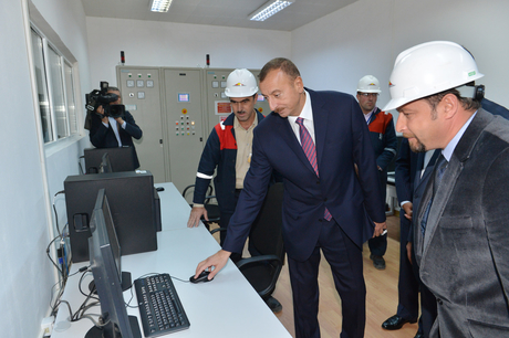 New plant of Azerbaijan International Mining Company Limited opened in Gadabay (PHOTO)