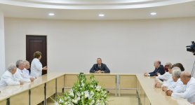 Ильхам Алиев и его супруга приняли участие в открытии Учебно-хирургической клиники Азербайджанского медуниверситета (ФОТО)