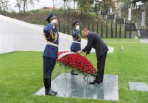 Президент Азербайджана и его супруга приняли участие в церемонии открытия Губинского мемориального комплекса геноцида (версия 2) (ФОТО)
