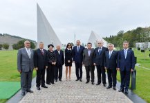 Президент Азербайджана и его супруга приняли участие в церемонии открытия Губинского мемориального комплекса геноцида (версия 2) (ФОТО)