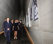 Президент Азербайджана и его супруга приняли участие в церемонии открытия Губинского мемориального комплекса геноцида (версия 2) (ФОТО)