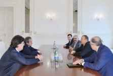 Президент Азербайджана принял Мишеля Платини