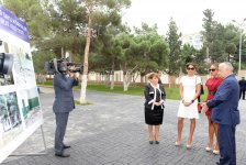 Первая леди Азербайджана приняла участие в открытии яслей-детсадов и поликлиники в Хазарском районе Баку (версия 3) (ФОТО)