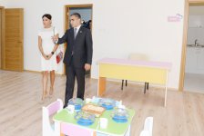 Первая леди Азербайджана приняла участие в открытии яслей-детсадов и поликлиники в Хазарском районе Баку (версия 3) (ФОТО)