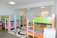 Первая леди Азербайджана приняла участие в открытии яслей-детсадов и поликлиники в Хазарском районе Баку (версия 3) (ФОТО)