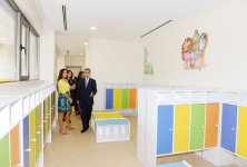 Первая леди Азербайджана приняла участие в церемонии открытия нового здания детсада им. Зарифы Алиевой (ФОТО)