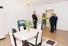 Ильхам Алиев и его супруга приняли участие в церемонии открытия пансионата для ветеранов войны и труда в поселке Бильгя (ФОТО)