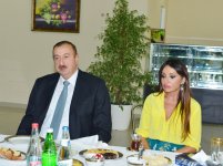 Ильхам Алиев и его супруга приняли участие в церемонии открытия пансионата для ветеранов войны и труда в поселке Бильгя (ФОТО)