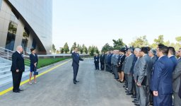 Президент Азербайджана и его супруга приняли участие в открытии здания  Управления воздушного движения AZAL (ФОТО)