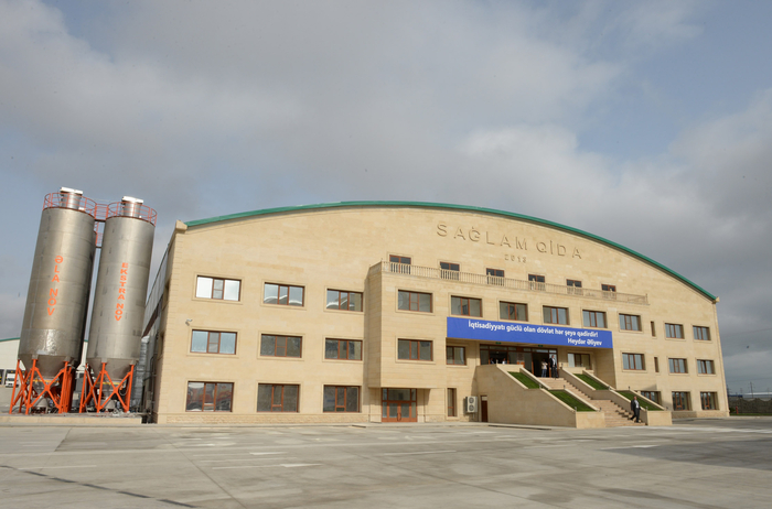 В Сумгайыте сдан в эксплуатацию аграрно-промышленный комплекс "Саглам гида" (ФОТО)