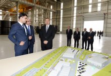 На территории Сумгайытского химического промышленного парка открыт завод по производству стальных труб ООО «Азертехнолайн»