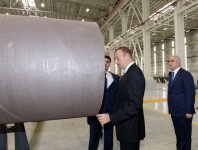 На территории Сумгайытского химического промышленного парка открыт завод по производству стальных труб ООО «Азертехнолайн»