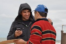 "Под открытым небом" - пленэр и выставка на берегу Каспийского моря Сумгайыта (фото)
