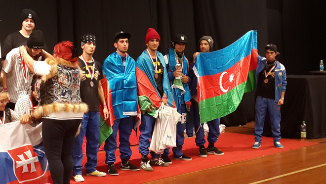 Азербайджанские танцоры выступили в Чемпионате мира в Дании (ФОТО)