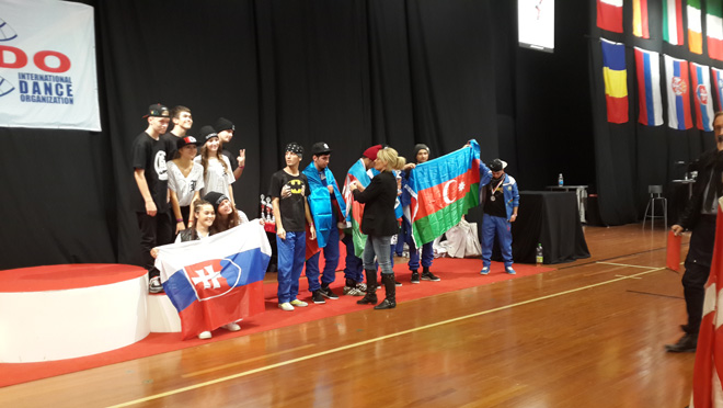 Азербайджанские танцоры выступили в Чемпионате мира в Дании (ФОТО)
