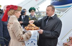Президент Азербайджана прибыл в Минск для участия в саммите глав государств СНГ  (ФОТО)
