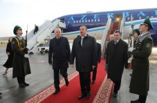 Президент Азербайджана прибыл в Минск для участия в саммите глав государств СНГ  (ФОТО)