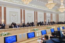 Президент Ильхам Алиев: Азербайджан будет и дальше стараться по возможности вносить свой вклад в дело укрепления сотрудничества между странами СНГ (ФОТО)