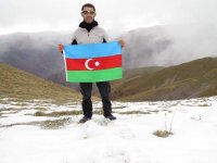 Рамиль Зиядов совершил велотур, посвященный Дню Государственного флага Азербайджана (фото)