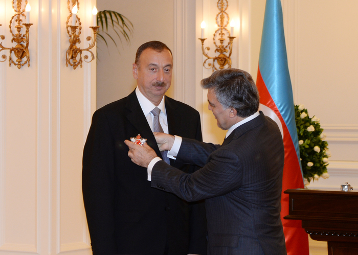 Turkish "State Award" assigned to Azerbaijani President  (PHOTO)