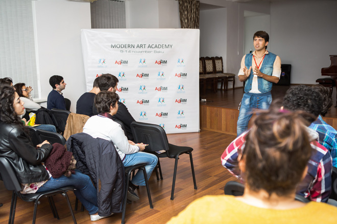 Бриллиант Дадашова провела мастер-класс в рамках международного проекта "Modern Art Academy" (ФОТО)