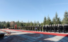 В Анкаре состоялась церемония официальной встречи Президента Азербайджана (ФОТО)