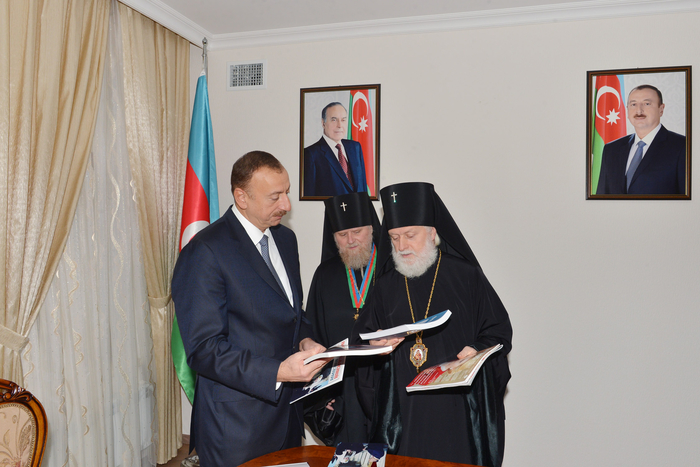 Azerbaijani President attends opening of Orthodox Religious and Cultural Center of Baku and Azerbaijan Eparchy (PHOTO)