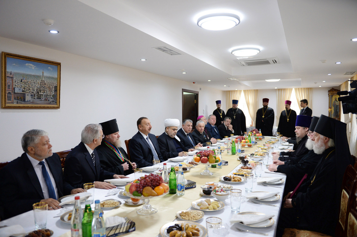 Azerbaijani President attends opening of Orthodox Religious and Cultural Center of Baku and Azerbaijan Eparchy (PHOTO)