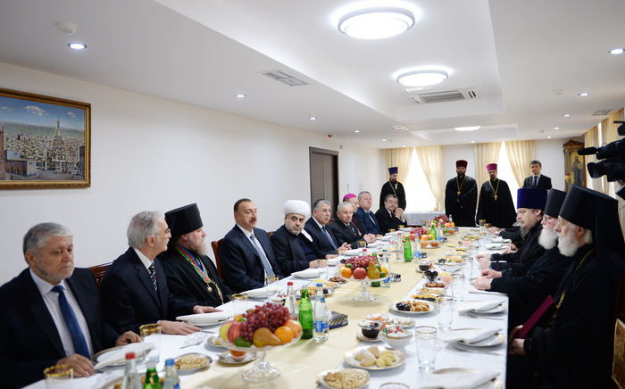 Azerbaijani President attends opening of Orthodox Religious and Cultural Center of Baku and Azerbaijan Eparchy (PHOTO)