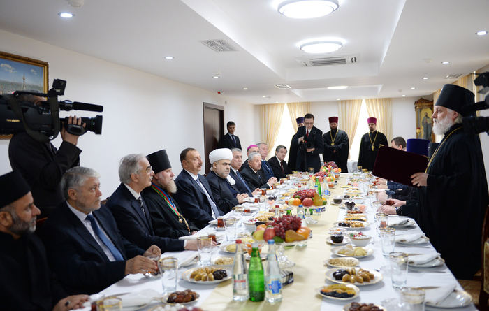 Azerbaijani President attends opening of Orthodox Religious and Cultural Center of Baku and Azerbaijan Eparchy (PHOTO)
