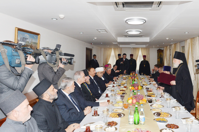 Azerbaijani President attends opening of Orthodox Religious and Cultural Center of Baku and Azerbaijan Eparchy (PHOTO)