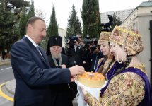 Azerbaijani President attends opening of Orthodox Religious and Cultural Center of Baku and Azerbaijan Eparchy (PHOTO)