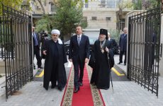 Azerbaijani President attends opening of Orthodox Religious and Cultural Center of Baku and Azerbaijan Eparchy (PHOTO)