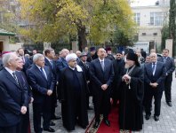 Azerbaijani President attends opening of Orthodox Religious and Cultural Center of Baku and Azerbaijan Eparchy (PHOTO)