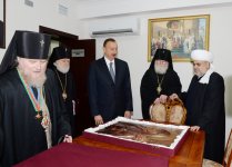 Azerbaijani President attends opening of Orthodox Religious and Cultural Center of Baku and Azerbaijan Eparchy (PHOTO)