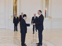 Президент Азербайджана принял верительные грамоты послов Японии и Новой Зеландии (ФОТО)