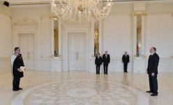 Президент Азербайджана принял верительные грамоты послов Японии и Новой Зеландии (ФОТО)