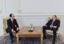 Президент Азербайджана принял верительные грамоты послов Японии и Новой Зеландии (ФОТО)