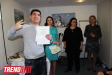 Корреспондент TREND удостоен международного сертификата Политологического центра "Север-Юг" - Школа журналистов Закавказья в Сочи (ФОТО)
