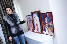 В Баку прошла выставка художников с физическими недостатками "Мой мир" (ФОТО)