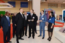 Президент Азербайджана ознакомился с выставкой "BakuTel-2013" (ФОТО)