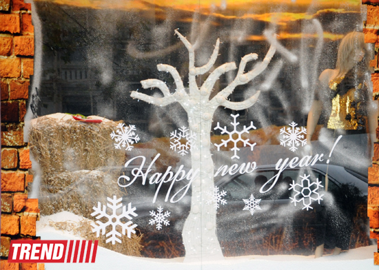Баку в преддверии Нового 2014 года (ФОТО)