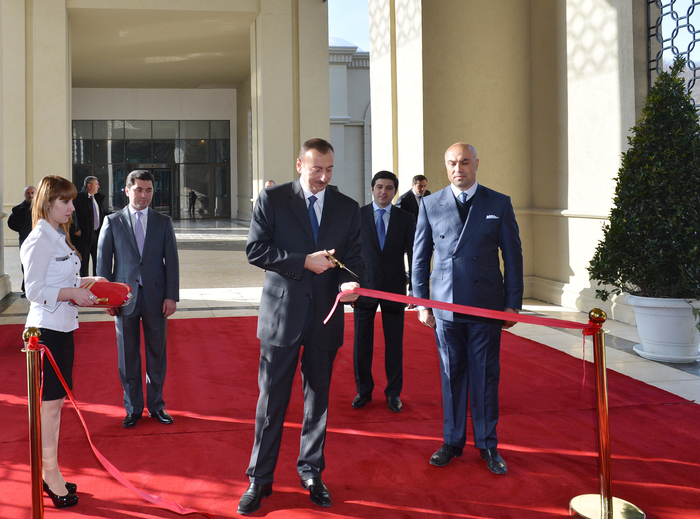 Ильхам Алиев принял участие в открытии гостиничного комплекса "Rixos Quba Azerbaijan" (ФОТО)