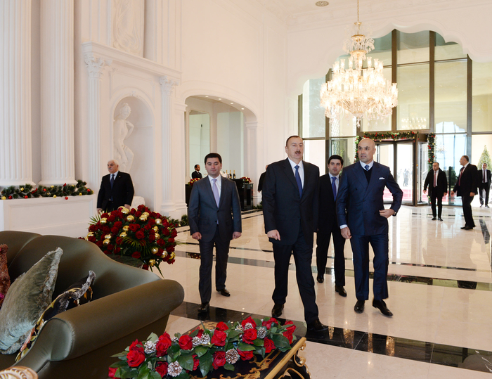 Ильхам Алиев принял участие в открытии гостиничного комплекса "Rixos Quba Azerbaijan" (ФОТО)