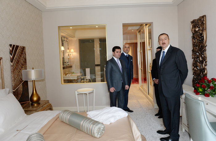 Ильхам Алиев принял участие в открытии гостиничного комплекса "Rixos Quba Azerbaijan" (ФОТО)