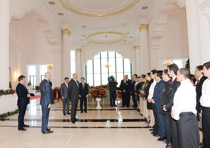 Ильхам Алиев принял участие в открытии гостиничного комплекса "Rixos Quba Azerbaijan" (ФОТО)